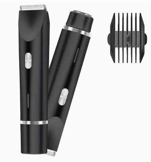 2 In 1 Hair Remover Women's Double Head Shaver Private Pubic Hair Trimmer Electric Razor Wet Dry Electric Body Hair